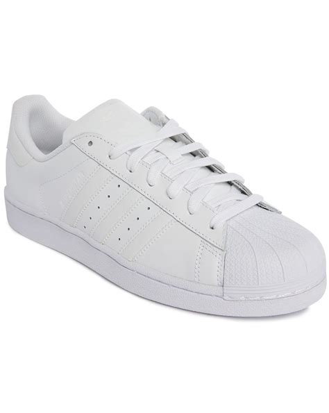 classic adidas white sneakers.